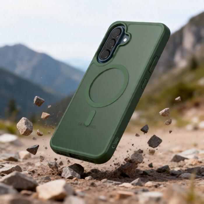 Bild 4, Tech-Protect Galaxy A37/A36/A56 Skal MagSafe MagMat Grön