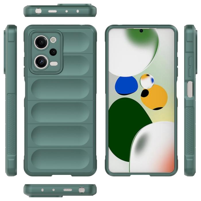 Bild 6, Xiaomi Redmi Note 12 Pro 5G Skal Magic Shield Grön