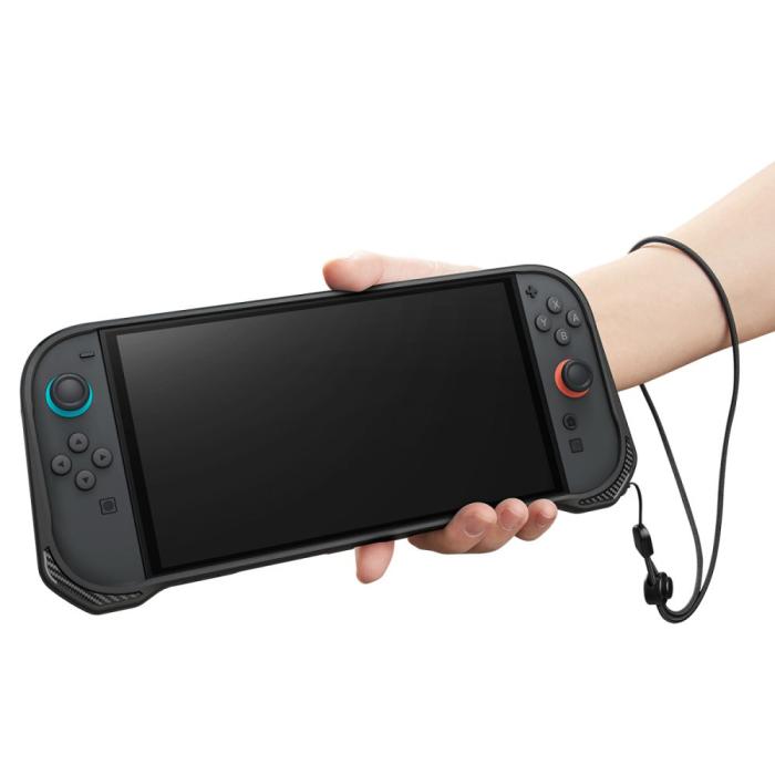 Bild 6, Spigen Nintendo Switch 2 Skal Rugged Armor Matt Svart