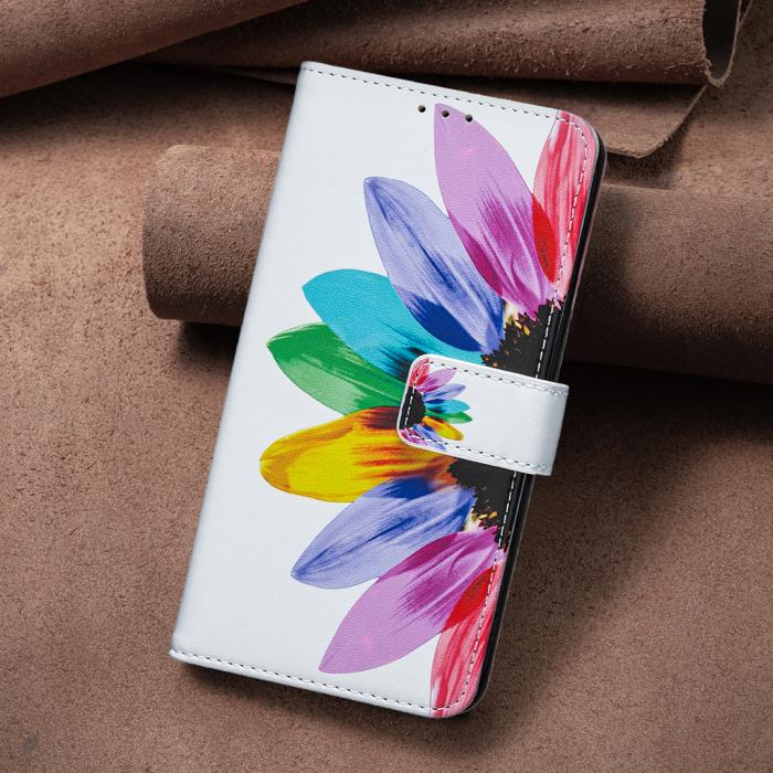 Bild 4, Google Pixel 11/11 Pro Fodral Läder Med Tryck Blomma
