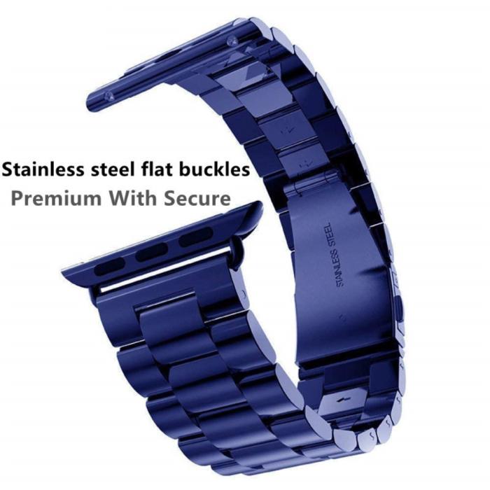 Bild 3, Lyxigt Metallarmband Apple Watch 38/40/41 mm Blå