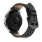 Tech-Protect Äkta Läder Armband Samsung Galaxy Watch 46 mm Svart