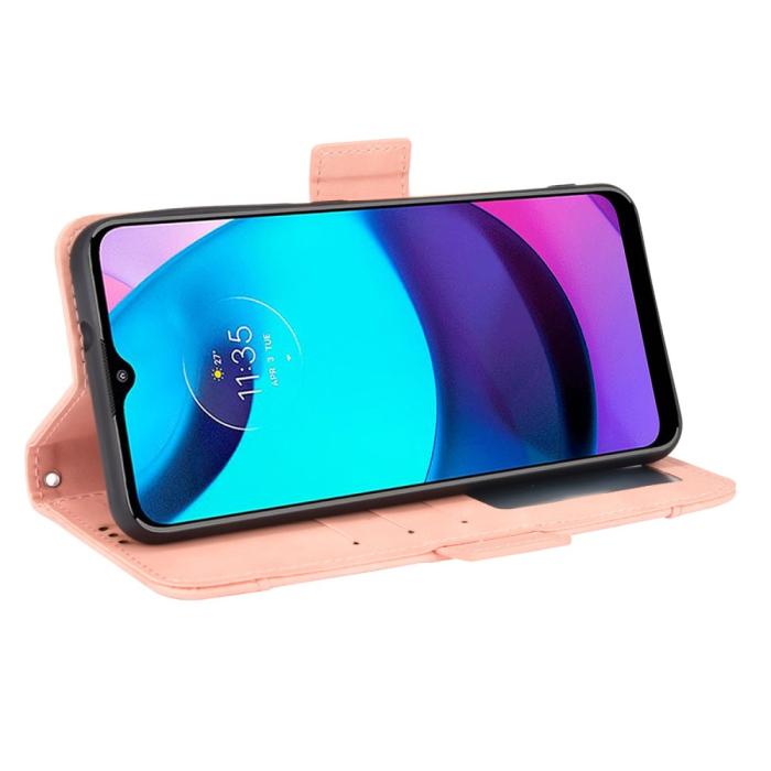 Bild 5, Motorola Moto E20 Fodral Med Avtagbart Kortfodral Ljus Rosa