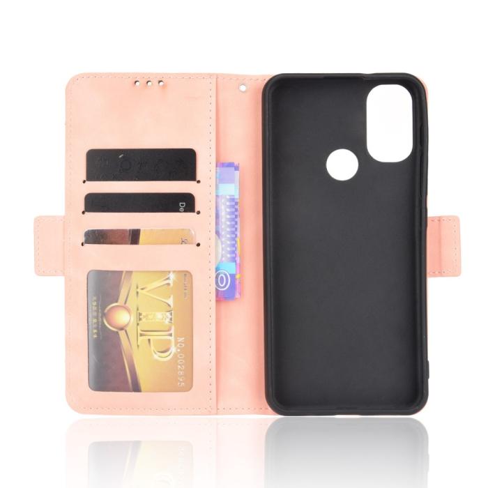 Bild 6, Motorola Moto E20 Fodral Med Avtagbart Kortfodral Ljus Rosa