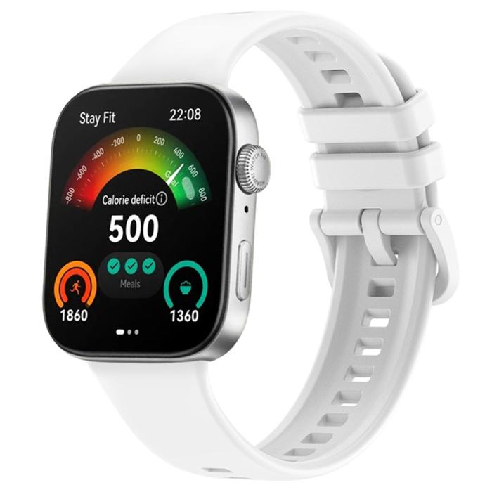 Bild 3, Huawei Watch Fit 3 Klockarmband Silikon Vit