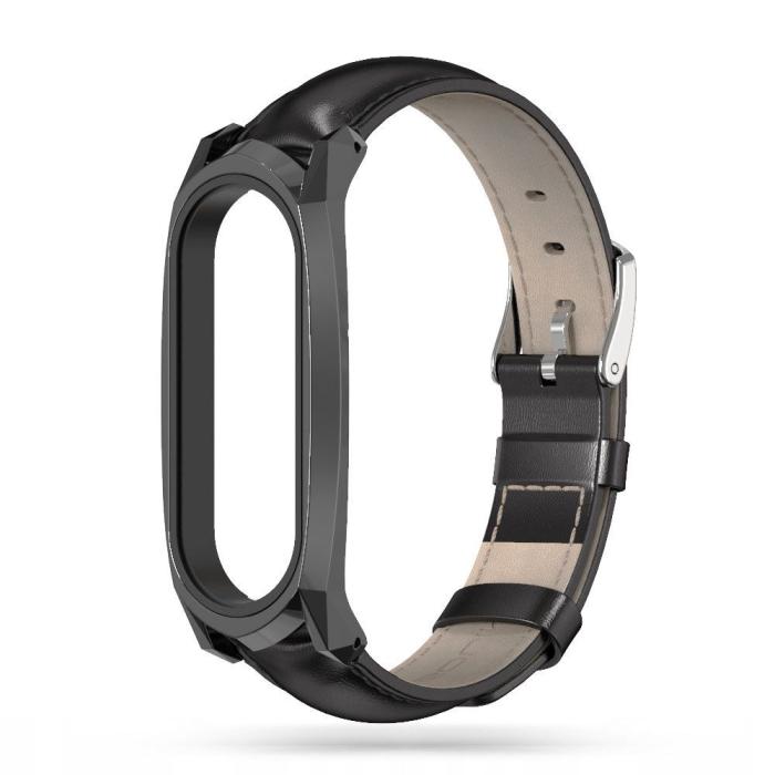 Bild 2, Tech-Protect Xiaomi Mi Smart Band 7 Armband Herms Svart