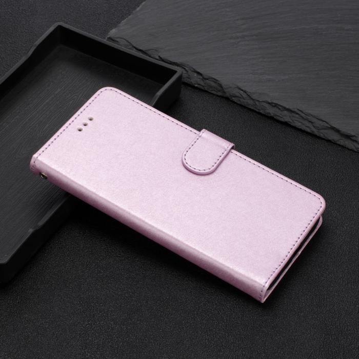 Bild 6, iPhone 15 Plus Fodral Silk Textur Med Snodd Lila