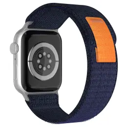 Apple Watch 42/44/45/49 mm Armband Nylon Trail Loop Midnight Blue