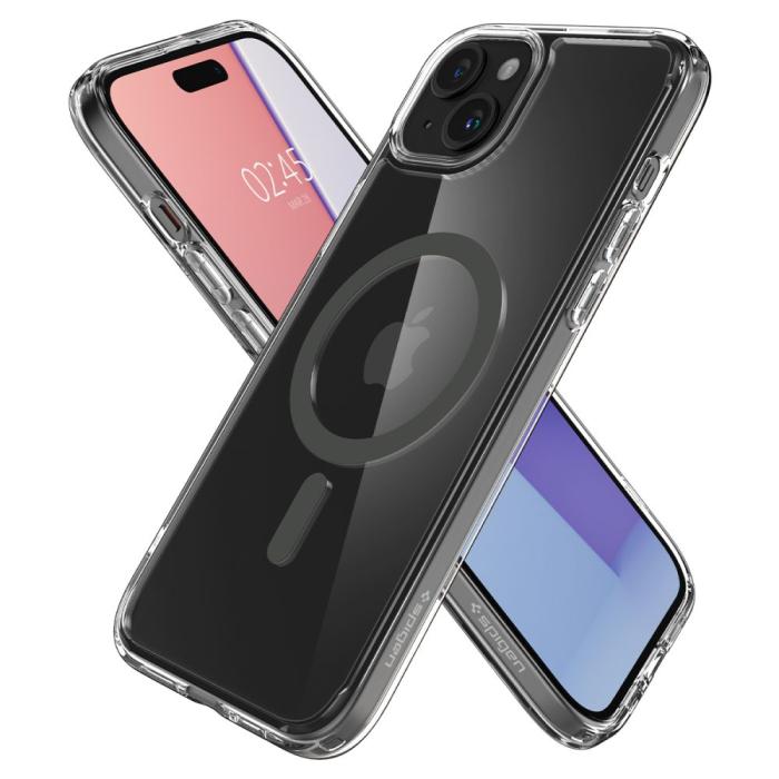 Bild 6, Spigen iPhone 15 Skal MagSafe Ultra Hybrid Graphite