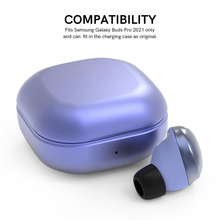 Bild 2, 3-PACK Öronpluggar / Earbuds Galaxy Buds Pro/Buds Pro 2 Svart