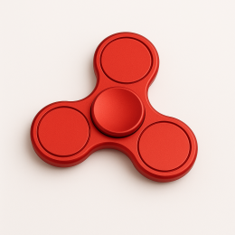 Fidget Spinner Ultra Spin Trio - Röd