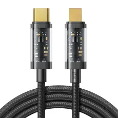 Joyroom 1.2m 20W PD USB-C - Lightning Nylonkabel Svart