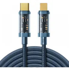 Joyroom 1.2m 20W PD USB-C - Lightning Nylonkabel Blå