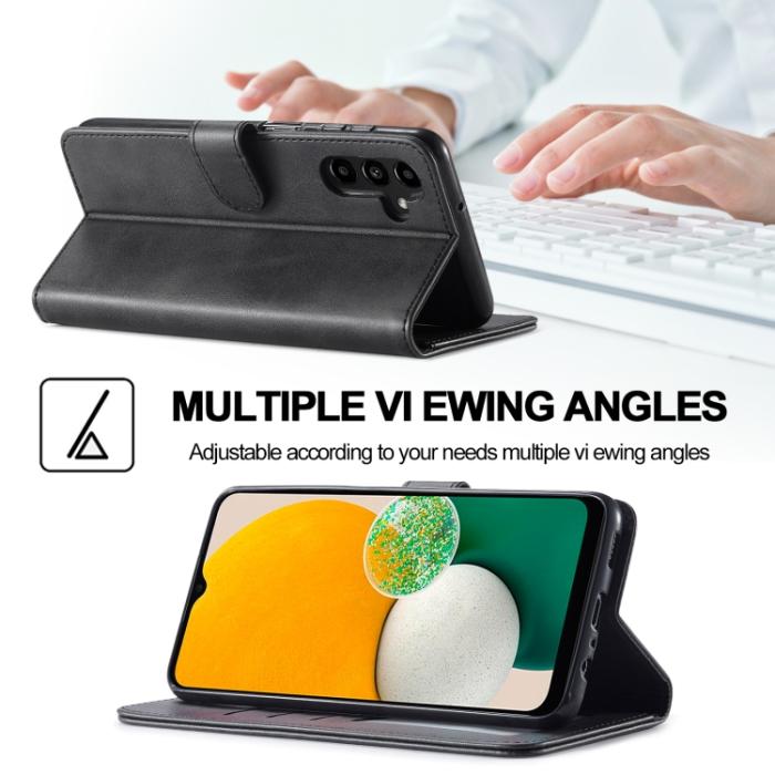 Bild 5, LC.IMEEKE Samsung Galaxy A24 5G Fodral Läder Svart