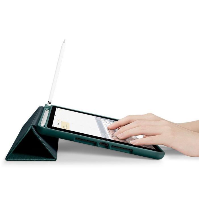 Bild 6, Spigen iPad 10.2 2019/2020/2021 Fodral Urban Fit Midnight Green