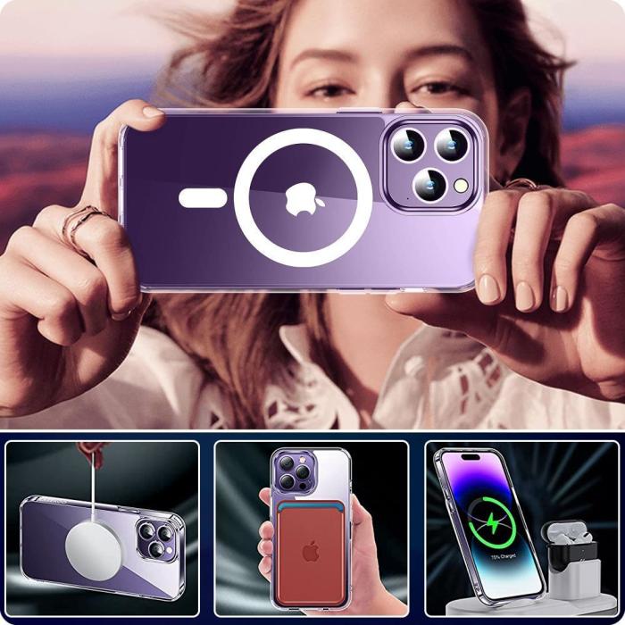 Bild 4, Tech-Protect Galaxy S24 Plus Skal MagSafe FlexAir Hybrid Transparent