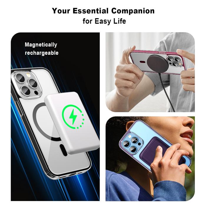 Bild 6, ColorPop iPhone 13 Pro Skal CH MagSafe Transparent/Titanium