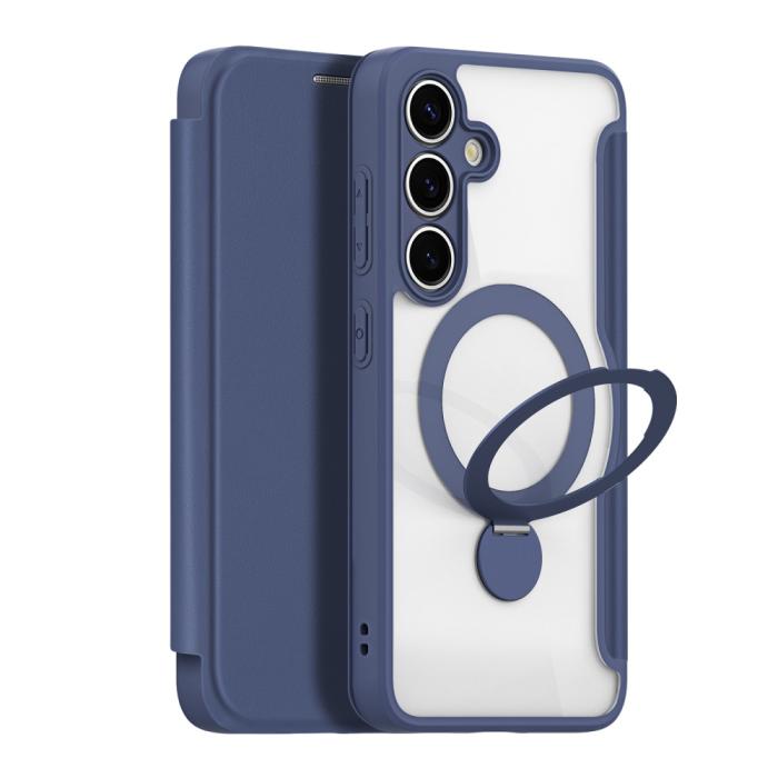 Bild 1, DUX DUCIS Galaxy S25 Fodral MagSafe Kickstand Skin X Pro Blå