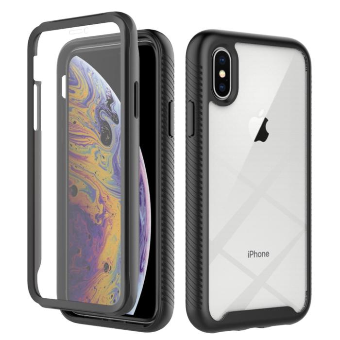 Bild 1, iPhone X/Xs Skal 360 Hybrid Defense Svart