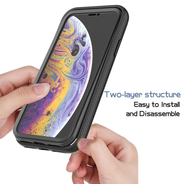 Bild 2, iPhone X/Xs Skal 360 Hybrid Defense Svart