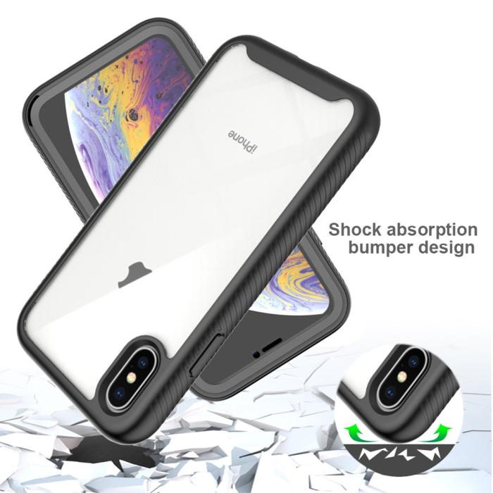 Bild 3, iPhone X/Xs Skal 360 Hybrid Defense Svart