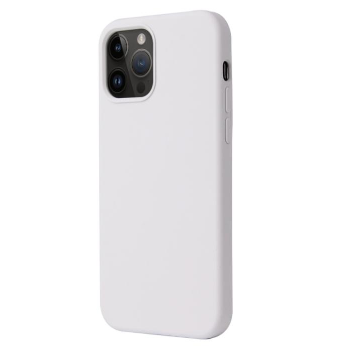 Bild 2, iPhone 15 Pro Skal Liquid Silikon Vit