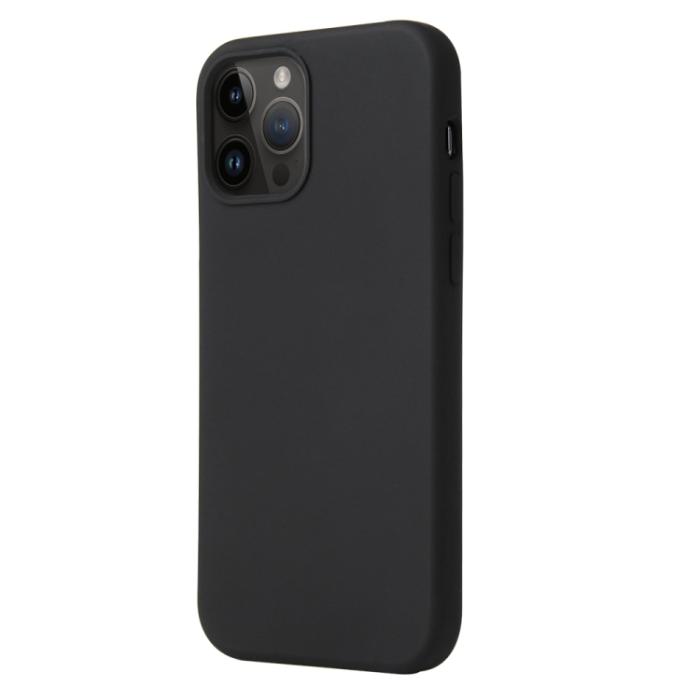 Bild 2, iPhone 15 Pro Skal Liquid Silikon Svart