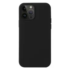 iPhone 15 Pro Skal Liquid Silikon Svart