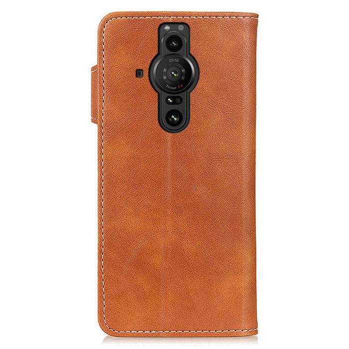 Bild 3, Sony Xperia Pro-I Fodral S-Line Läder Brun