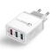 Wozinsky 30W 3-port QC3.0 Laddare - Vit