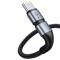 Baseus BMX MFi 1.2m 18W USB-C - Lightning Kabel - Grå