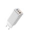 Baseus GaN 65W 3-port PPS Snabbladdare PD - Vit