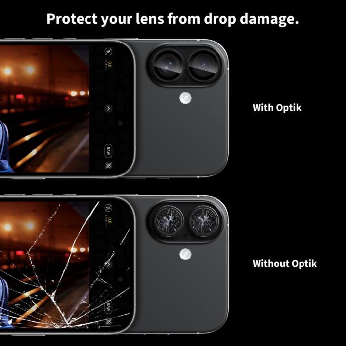 Bild 5, Tech-Protect iPhone 17 Linsskydd CamRing Fit+ Svart