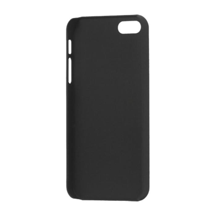 Bild 4, iPhone 5/5S/SE 2016 - Gummi Touch Skal - Svart