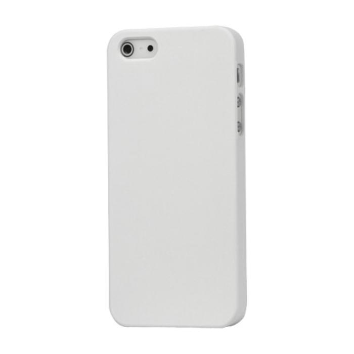 Bild 1, iPhone 5/5S/SE - Gummi Touch Skal - Vit