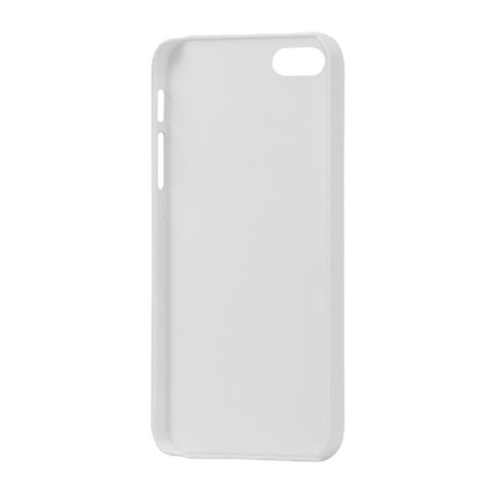 Bild 4, iPhone 5/5S/SE - Gummi Touch Skal - Vit