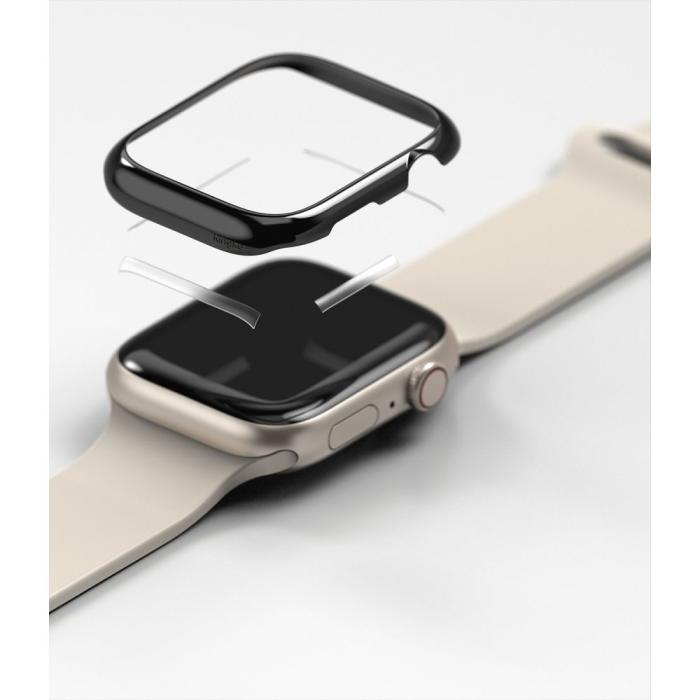 Bild 6, Ringke Apple Watch 7/8 45 mm Skal Bezel Styling Svart