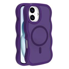 iPhone 16 Skal MagSafe Wavy Matt Lila