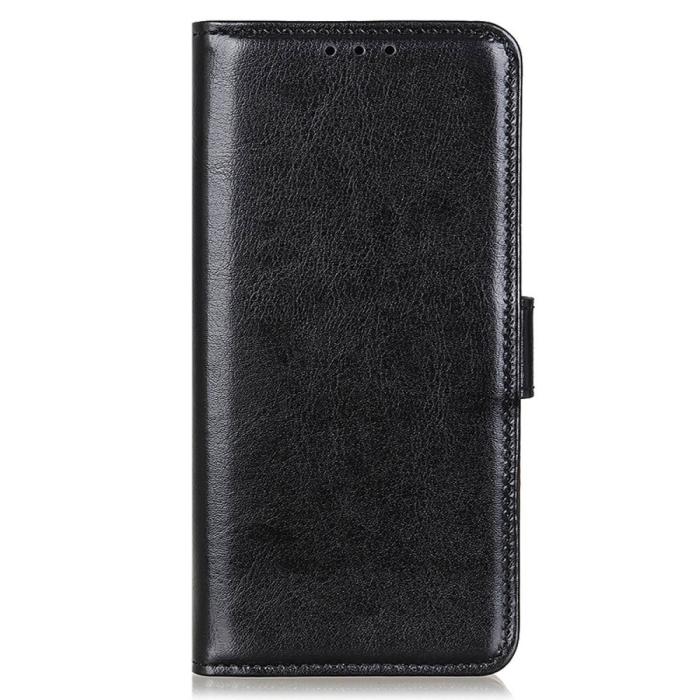 Bild 6, Samsung Galaxy S23 Plus Fodral Crazy Horse Läder Svart