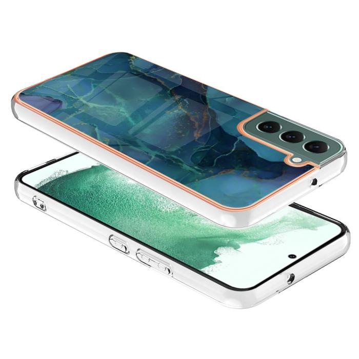 Bild 3, Samsung Galaxy S23 Plus Skal Marmor TPU Grön