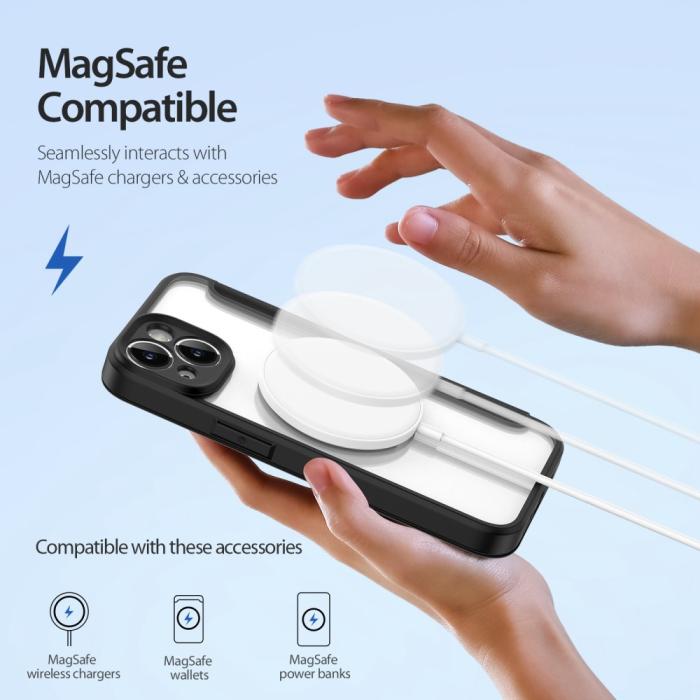 Bild 3, DUX DUCIS iPhone 14 Fodral MagSafe Skin X Pro Svart