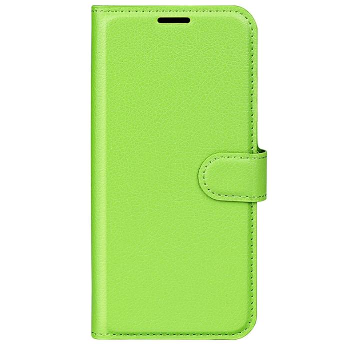 Bild 5, Samsung Galaxy A35 5G Fodral Läder Litchi Grön