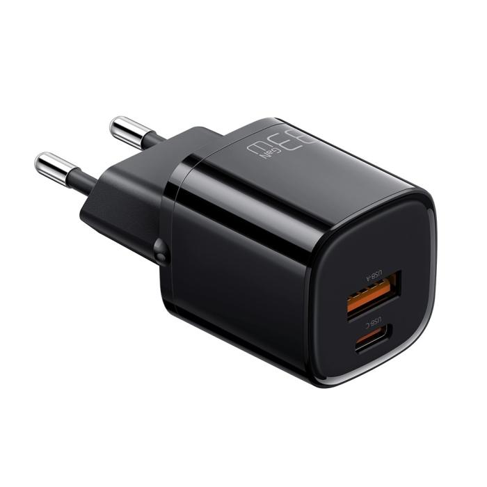 Bild 1, Mcdodo 33W GaN PD USB-C/USB-A Väggladdare Svart