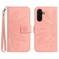 Samsung Galaxy A57 5G Fodral Solros Tryck Rosa