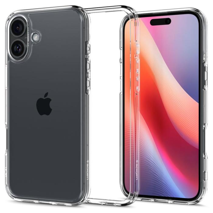 Bild 1, Spigen iPhone 16 Plus Skal Ultra Hybrid Crystal Clear