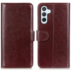 Samsung Galaxy A16 / A26 5G Fodral Crazy Horse L&auml;der Brun