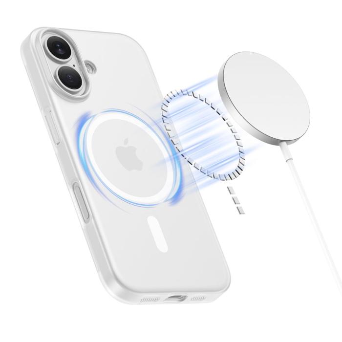 Bild 2, Tech-Protect iPhone 17 Skal MagSafe MagSlim Matt Vit
