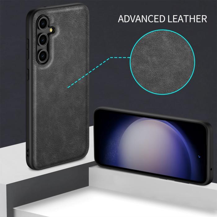 Bild 6, Samsung Galaxy S23 FE Skal Hybrid Retro Läder Grön