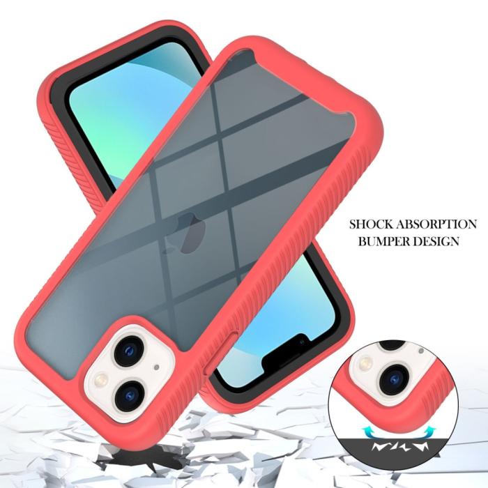 Bild 2, iPhone 15 Skal 360 Hybrid Shockproof Röd