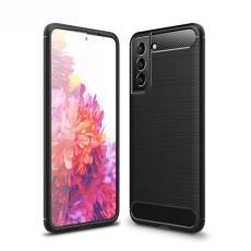 Samsung Galaxy S21 FE Skal Borstad Stål Textur Svart